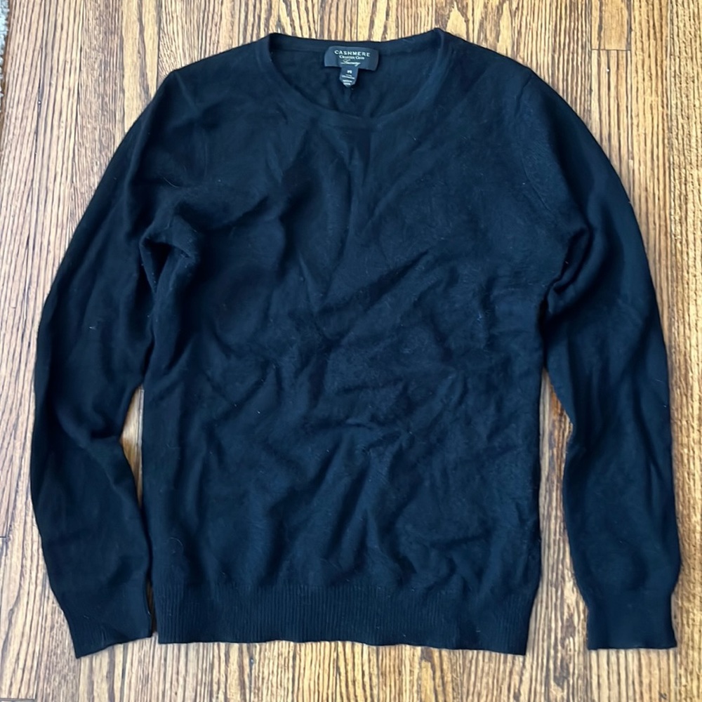 Cashmere Charter Club black cashmere sweater